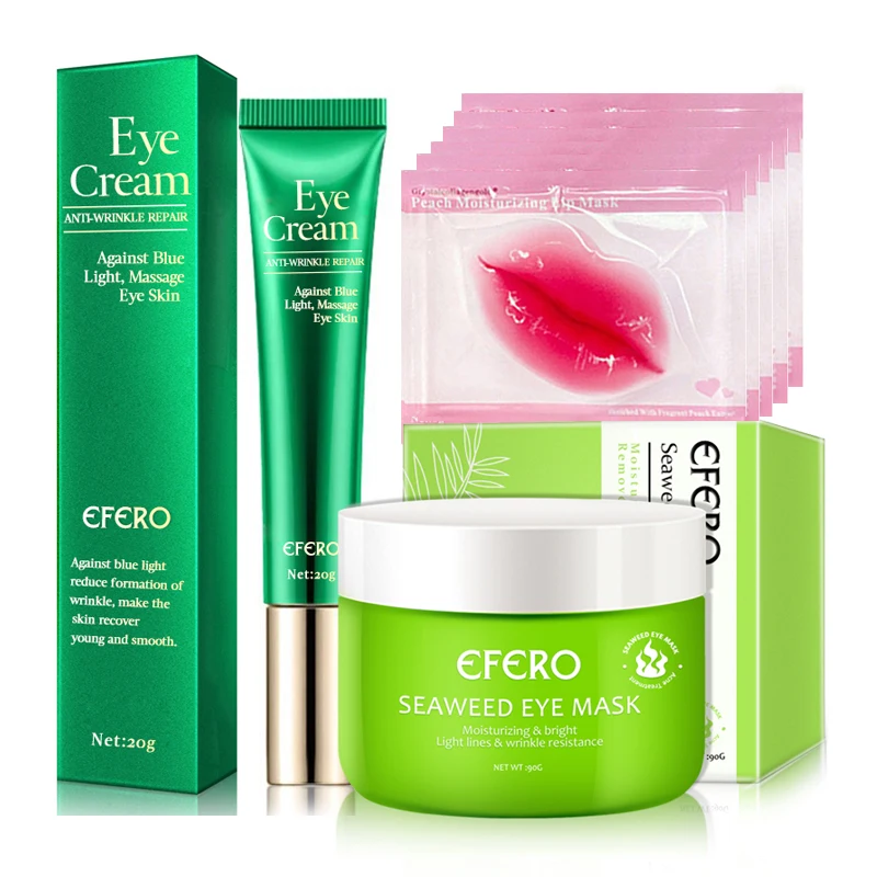 EFERO Eye Mask Moisturizing Hyaluronic Acid Eye Patch Skin Care Collagen Anti Aging Anti Wrinkle Eye Cream Lip Mask Face Cream
EFERO Eye Mask Moisturizing Hyaluronic Acid Eye Patch Skin Care Collagen Anti Aging Anti Wrinkle Eye Cream Lip Mask Face Cream