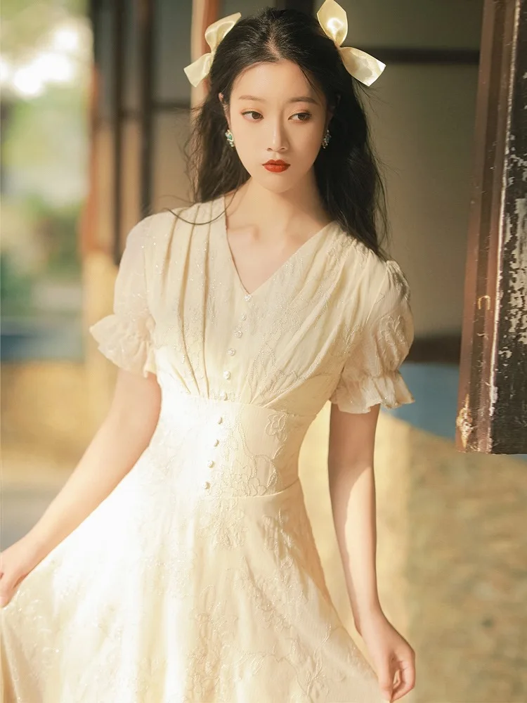 Retro Nostalgic V-neck Corset Slim Girl Gothic Japanese Kawaii Lolita Party School Outing Dancing Dress Date Dress
Retro Nostalgic V-neck Corset Slim Girl Gothic Japanese Kawaii Lolita Party School Outing Dancing Dress Date Dress