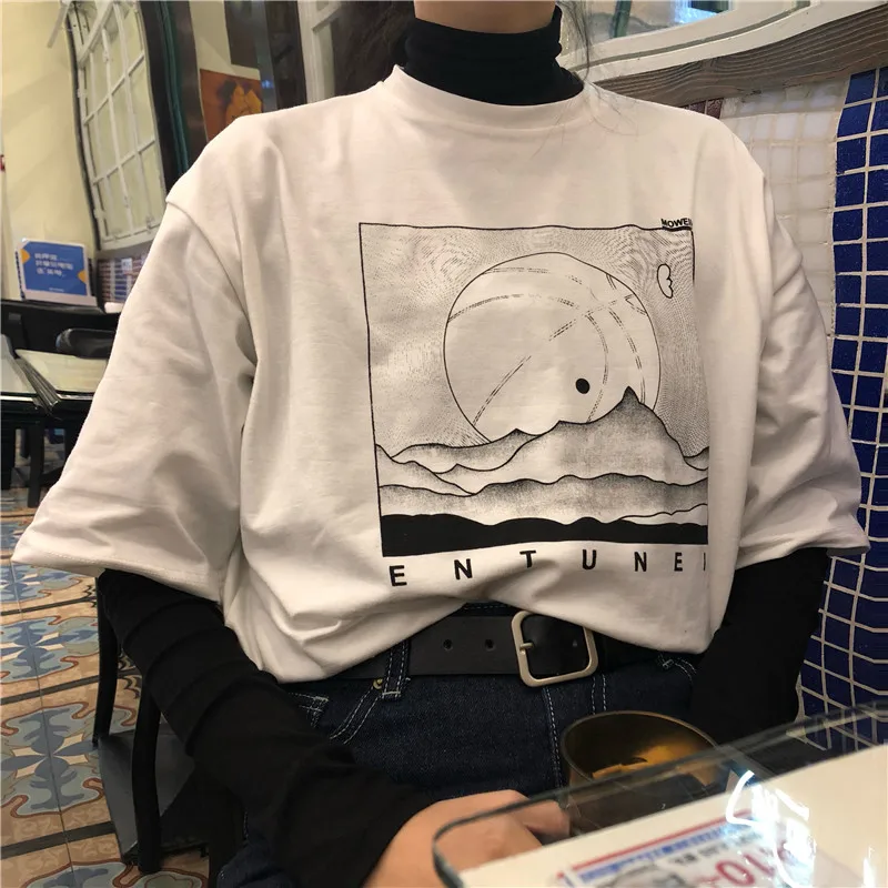 New ins Korean summer Harajuku Ulzzang loose oversized shirt short-sleeve white hip-hop casual chic T-shirt women's tide tops
New ins Korean summer Harajuku Ulzzang loose oversized shirt short-sleeve white hip-hop casual chic T-shirt women's tide tops