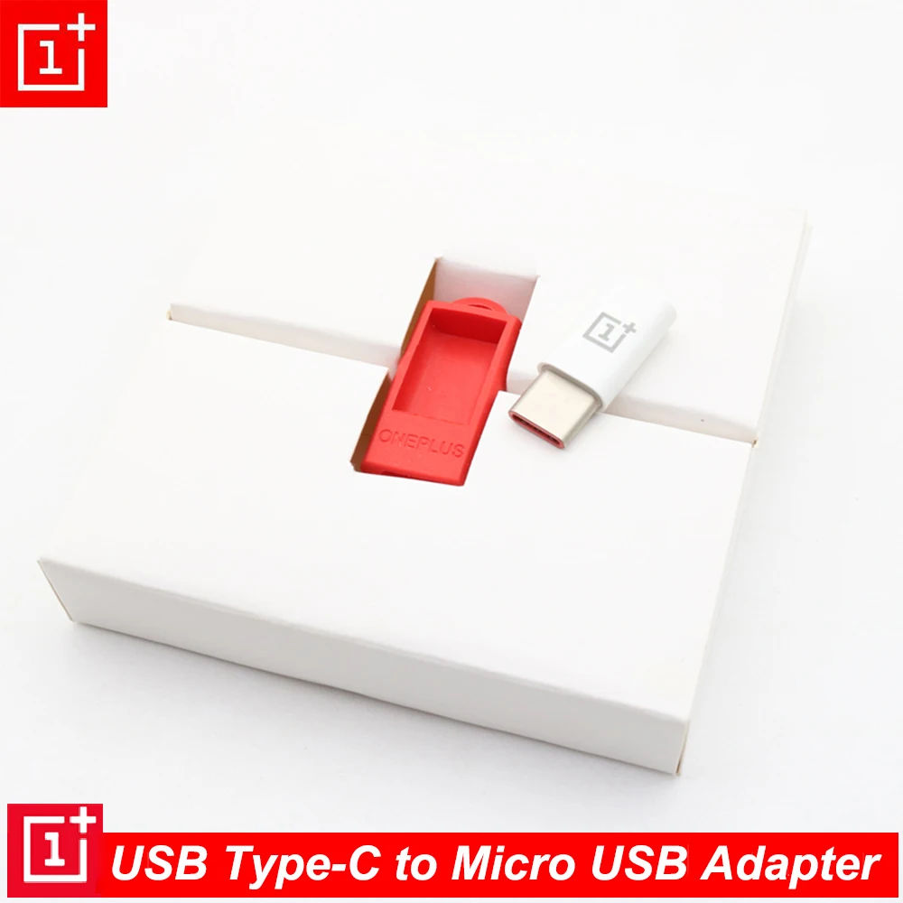 Оригинальный адаптер ONEPLUS USB Type-C к Micro конвертер зарядный кабель трансмиссионная