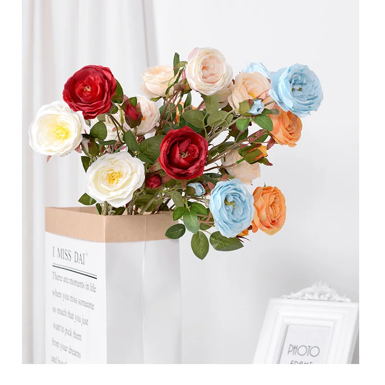 70cm 6 Beautiful Happy Roses, Artificial Flowers, Home Wedding Decorations,Valentine's Day,Thanksgiving Decorations Fake Flowers
70cm 6 Beautiful Happy Roses, Artificial Flowers, Home Wedding Decorations,Valentine's Day,Thanksgiving Decorations Fake Flowers