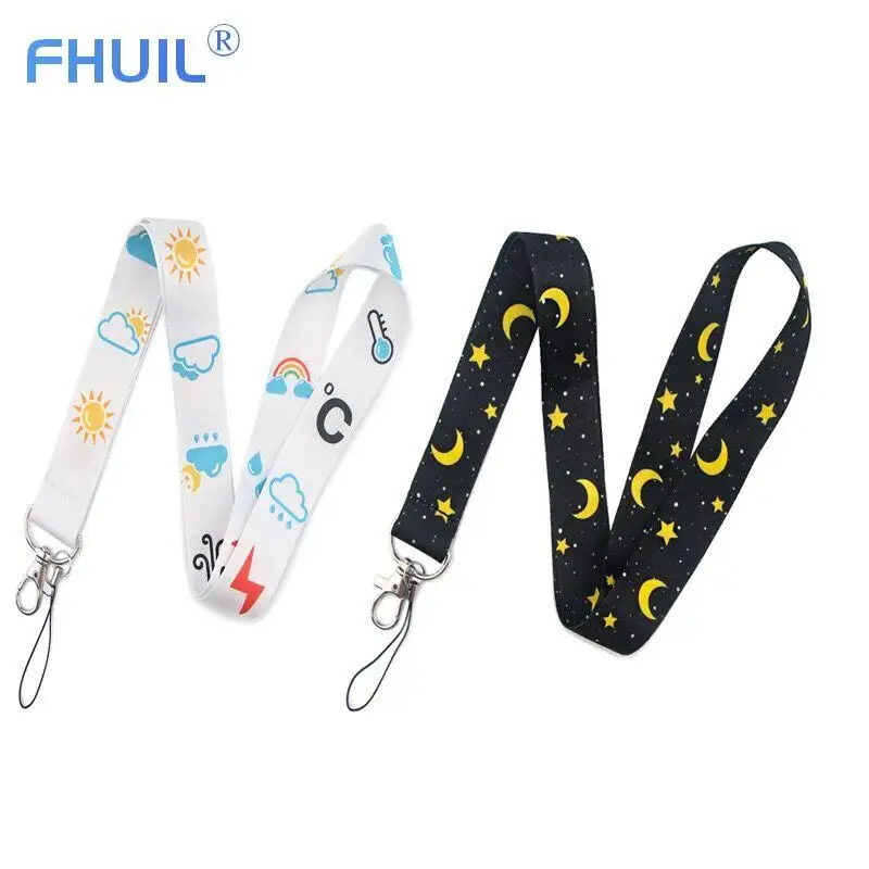 Weather Key Lanyard For Keys ID Card Gym USB Badge Holder Hang Rope Mobile Phone Lanyard Neck Strap With Key Ring
Weather Key Lanyard For Keys ID Card Gym USB Badge Holder Hang Rope Mobile Phone Lanyard Neck Strap With Key Ring