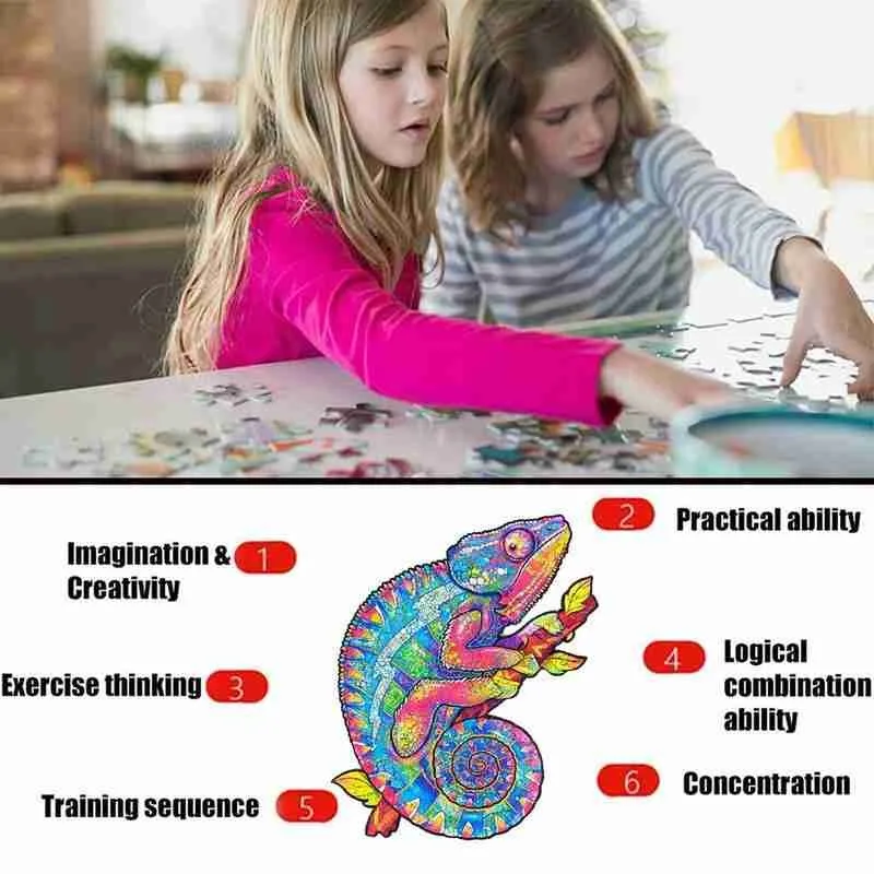 Cartoon Chameleon Wooden Puzzle For Adults Children Wooden Puzzle Jigsaw Gifts Christmas Diy Puzzles Wooden
Cartoon Chameleon Wooden Puzzle For Adults Children Wooden Puzzle Jigsaw Gifts Christmas Diy Puzzles Wooden