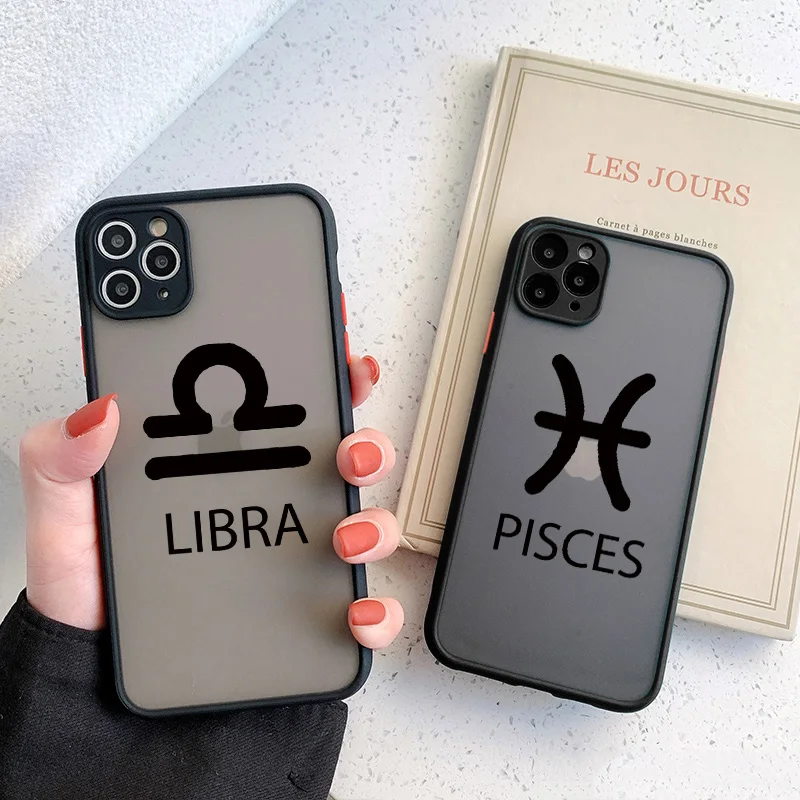 Constellation Symbol Black Matte Phone Case For iPhone 12 13 Mini 11 Pro Max 7 8 Plus X XS Max XR SE 2020 Hard Shockproof Cover
Constellation Symbol Black Matte Phone Case For iPhone 12 13 Mini 11 Pro Max 7 8 Plus X XS Max XR SE 2020 Hard Shockproof Cover