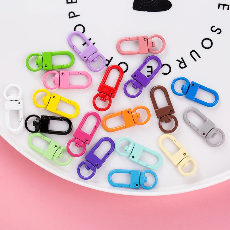 Cute Candy Color Keychain Ring Metal Lobster Clasp Clip Bag Car Keychain DIY Charms for Jewelry Making Accessories Pandent
Cute Candy Color Keychain Ring Metal Lobster Clasp Clip Bag Car Keychain DIY Charms for Jewelry Making Accessories Pandent