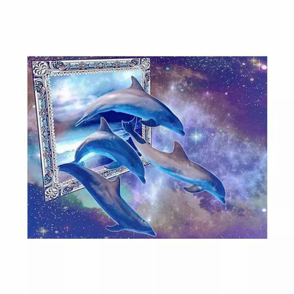 5D DIY Full Square Diamond Painting Cross stitch Kit Diamond Mosaic Embroidery Animals Cute Dolphin3D Art Crafts Home Decor Gift
5D DIY Full Square Diamond Painting Cross stitch Kit Diamond Mosaic Embroidery Animals Cute Dolphin3D Art Crafts Home Decor Gift