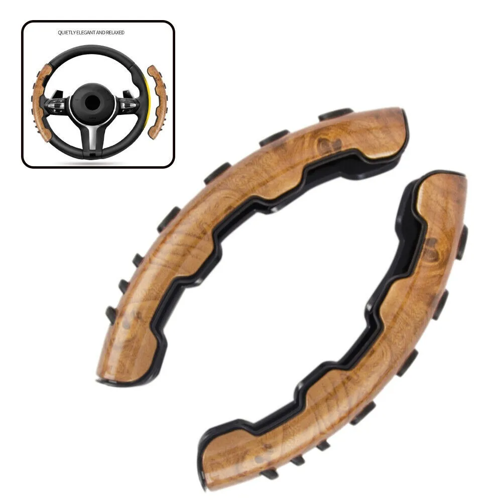 2 Pcs Steering Wheel Slip Cover Accessories Booster Cover Non-Slip Parts Peach Wood Look Universal 37-38cm
2 Pcs Steering Wheel Slip Cover Accessories Booster Cover Non-Slip Parts Peach Wood Look Universal 37-38cm