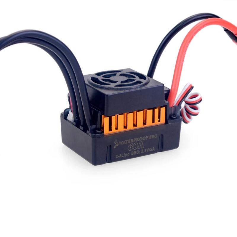 Waterproof F540 4370KV Brushless Motor with 60A ESC Combo Set for 1/10 RC Car Truck RC Toys Parts
Waterproof F540 4370KV Brushless Motor with 60A ESC Combo Set for 1/10 RC Car Truck RC Toys Parts