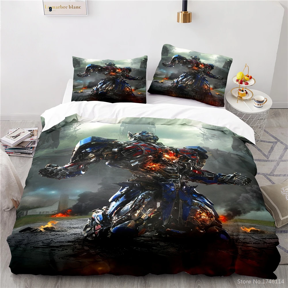 

Transformers Movie 3D Printed Comforter Cover / Duvet Cover Set Twin Full Queen King Size Bedding Set Bed Linens Bedclothes Gift