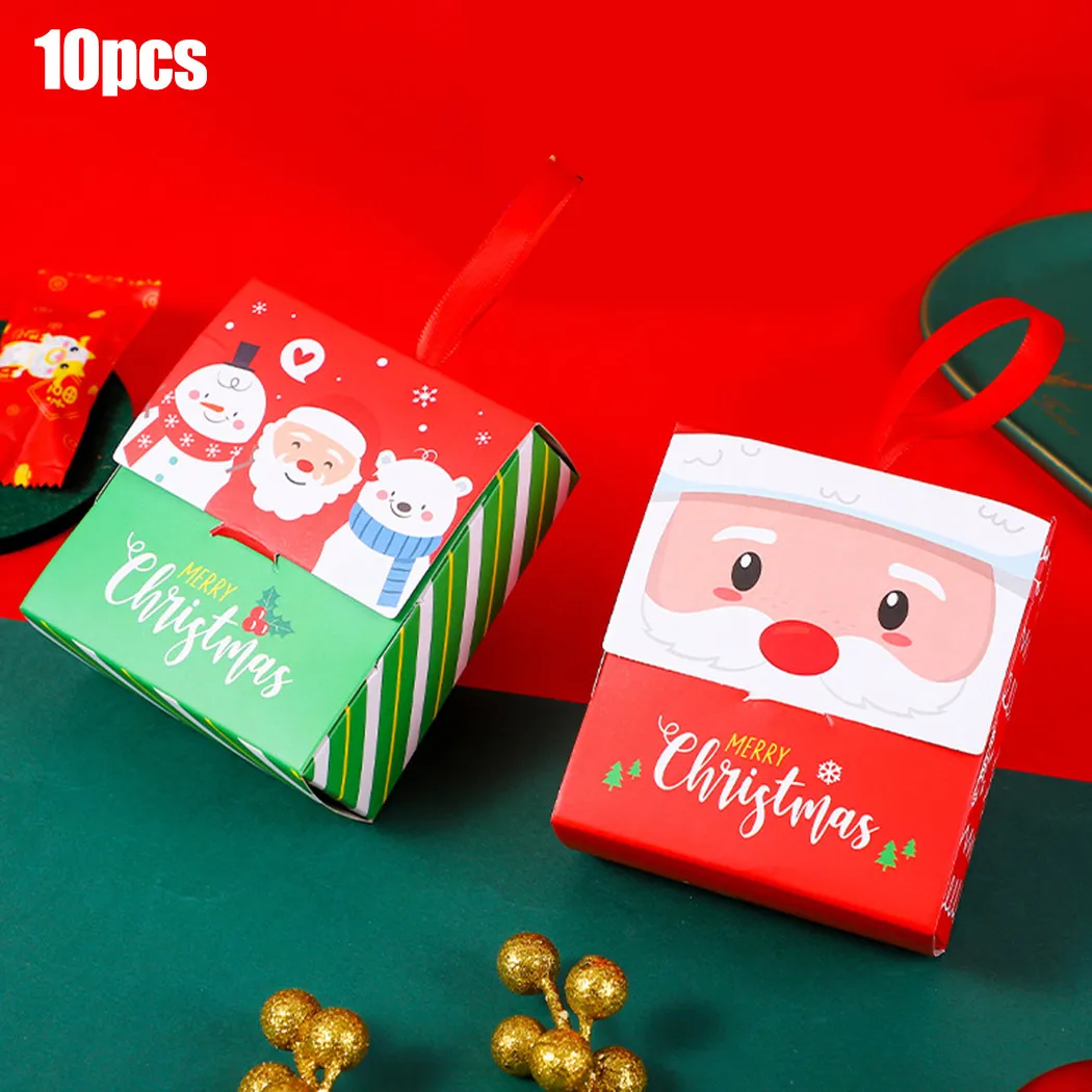 2022 NEW 10pcs Christmas Cube Designs Party Favor Candy Biscuit Hanging Gift Boxes Red/Green 9x9.5*4.1cm Gift Wrapping Supplies
2022 NEW 10pcs Christmas Cube Designs Party Favor Candy Biscuit Hanging Gift Boxes Red/Green 9x9.5*4.1cm Gift Wrapping Supplies