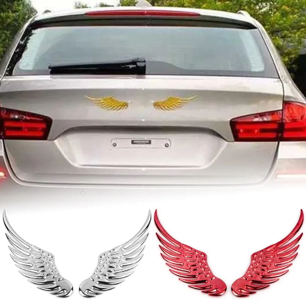 1 Pair Wings Car Stickers Gold Sliver Metal 3D Double-sided Tape Stick Decals DIY Motorcycle Auto Styling Tools Accessories
1 Pair Wings Car Stickers Gold Sliver Metal 3D Double-sided Tape Stick Decals DIY Motorcycle Auto Styling Tools Accessories