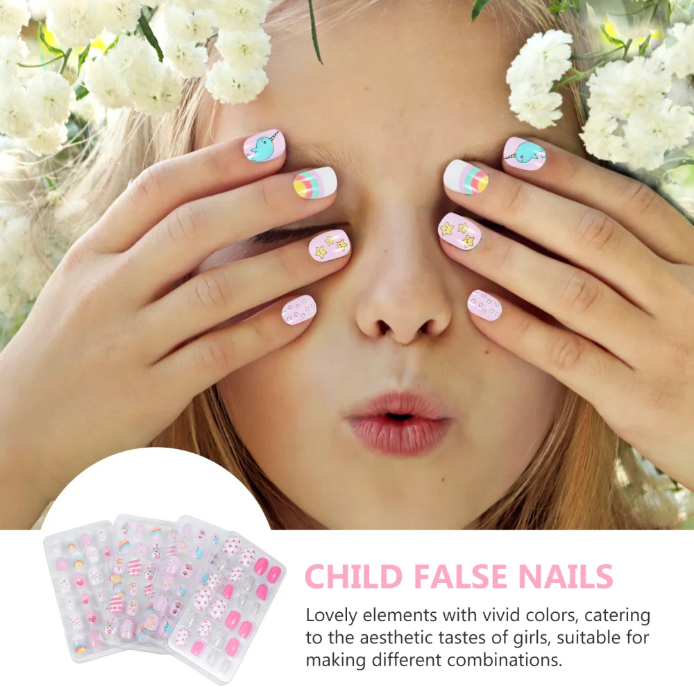 96pcs/4 Boxes Full Cover Fake Nail Tip False Nails Sticker Kids Fake Fingernail
96pcs/4 Boxes Full Cover Fake Nail Tip False Nails Sticker Kids Fake Fingernail