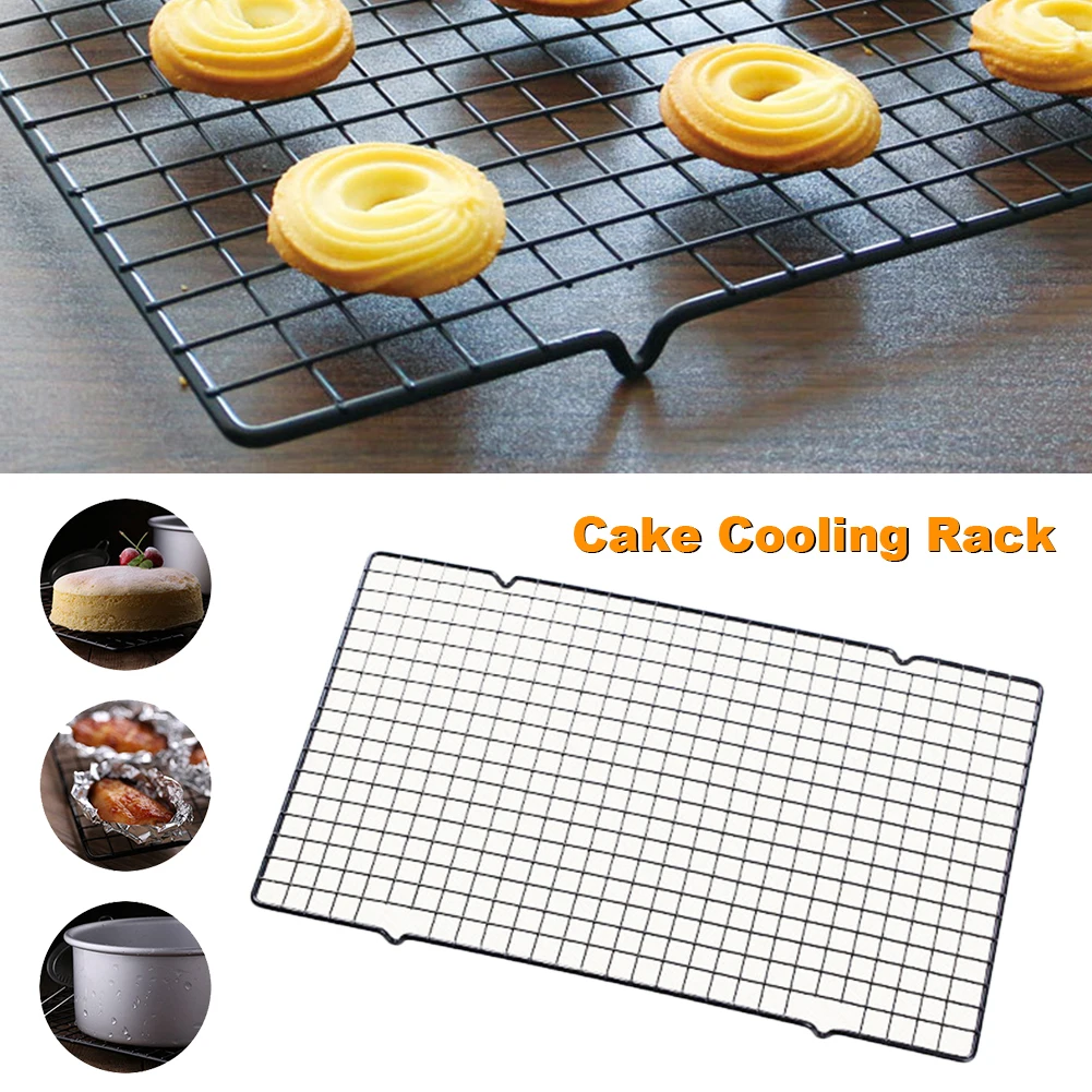 Cooling Tray Carbon Steel Non-stick Cooling Encryption Black Cake Bread Biscuit Pizza Display Rack Kitchen Baking Tools
Cooling Tray Carbon Steel Non-stick Cooling Encryption Black Cake Bread Biscuit Pizza Display Rack Kitchen Baking Tools