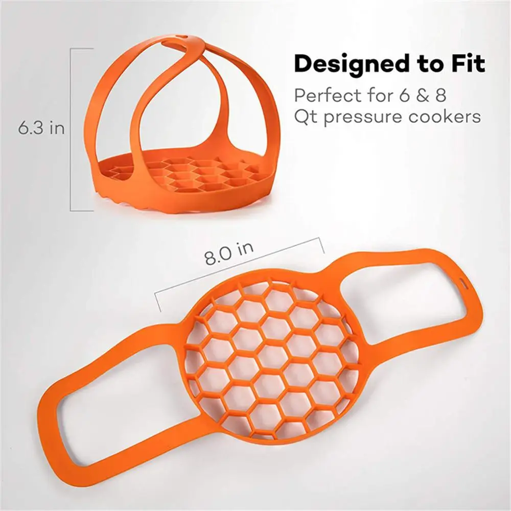 Pressure Cooker Sling Silicone Steamer Lifter Accessories Cookers Kitchen Drain Pad Crock Pot Heat Insulated Mat Egg Rack
Pressure Cooker Sling Silicone Steamer Lifter Accessories Cookers Kitchen Drain Pad Crock Pot Heat Insulated Mat Egg Rack