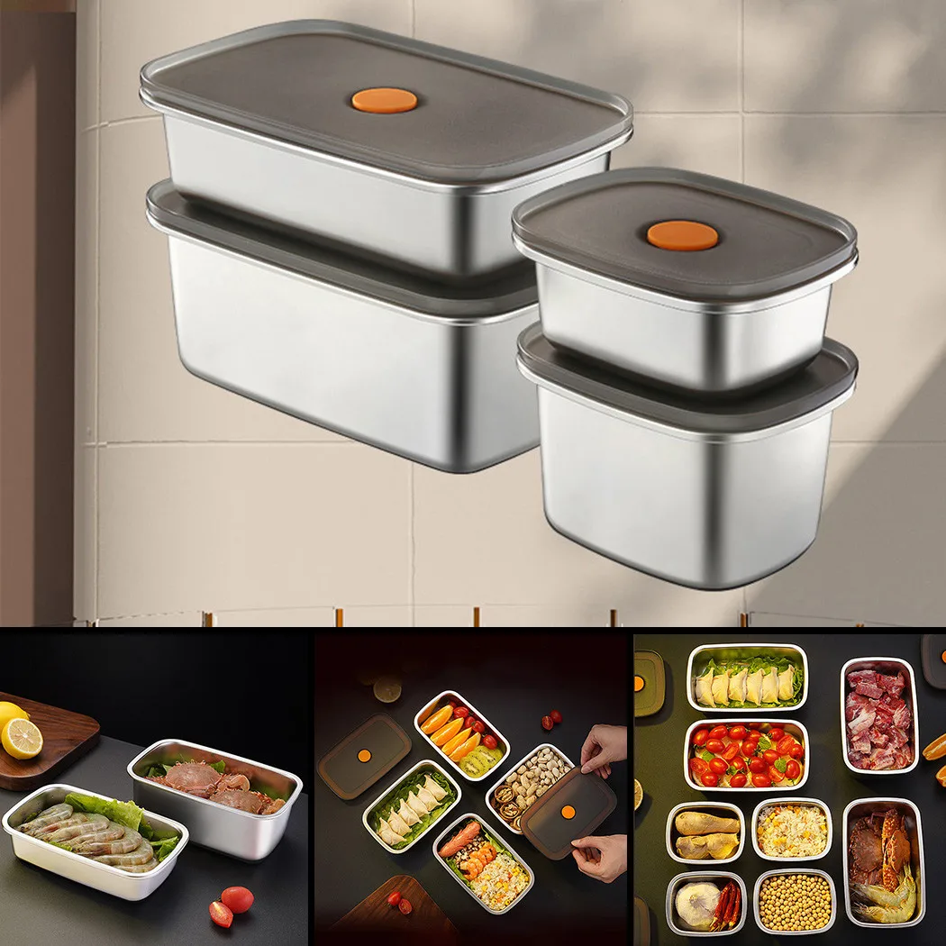 1*Stainless Steel Food Storage 250ml, 550ml, 600ml, 1000ml Box Portable Picnic Food Crisper Container High Quality
1*Stainless Steel Food Storage 250ml, 550ml, 600ml, 1000ml Box Portable Picnic Food Crisper Container High Quality