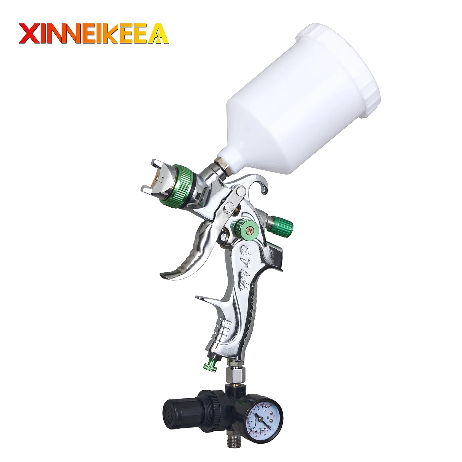 New HVLP Pneumatic Environmental Protection Spray Gun Nozzle 1.4 1.7 2.0mm Watering Can Capacity 600ml Furniture Car Spray Gun
New HVLP Pneumatic Environmental Protection Spray Gun Nozzle 1.4 1.7 2.0mm Watering Can Capacity 600ml Furniture Car Spray Gun