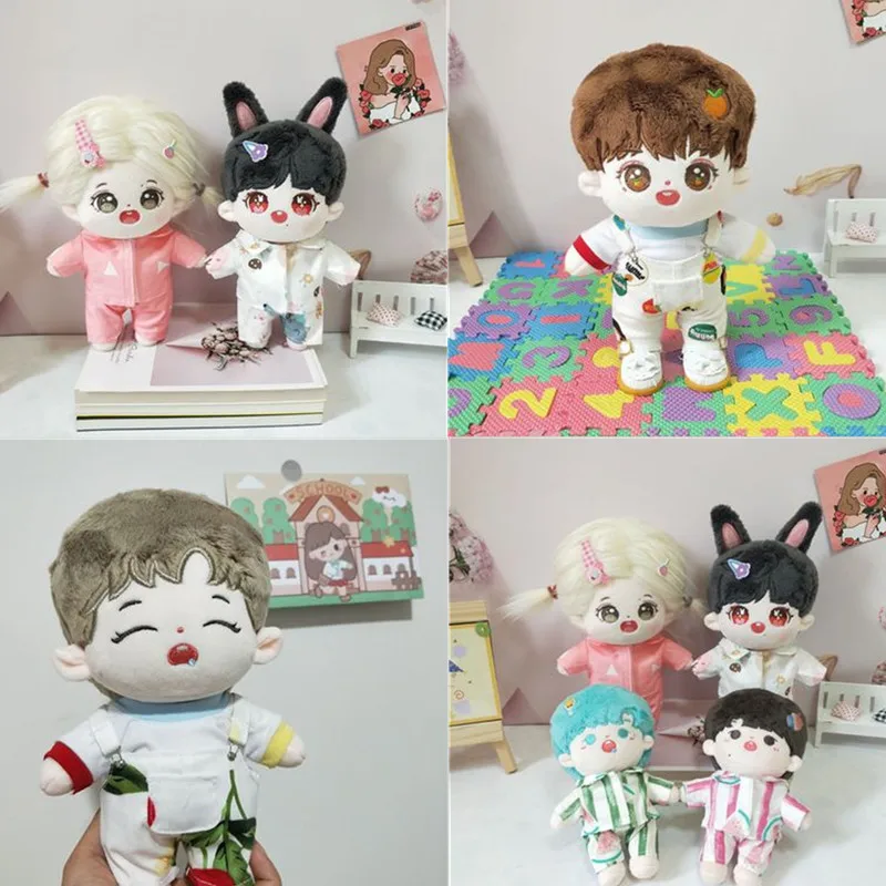 20CM Plush Doll Clothes Fruit Casual Suit Jumpsuit 20CM Doll DIY Clothes Accessories
20CM Plush Doll Clothes Fruit Casual Suit Jumpsuit 20CM Doll DIY Clothes Accessories