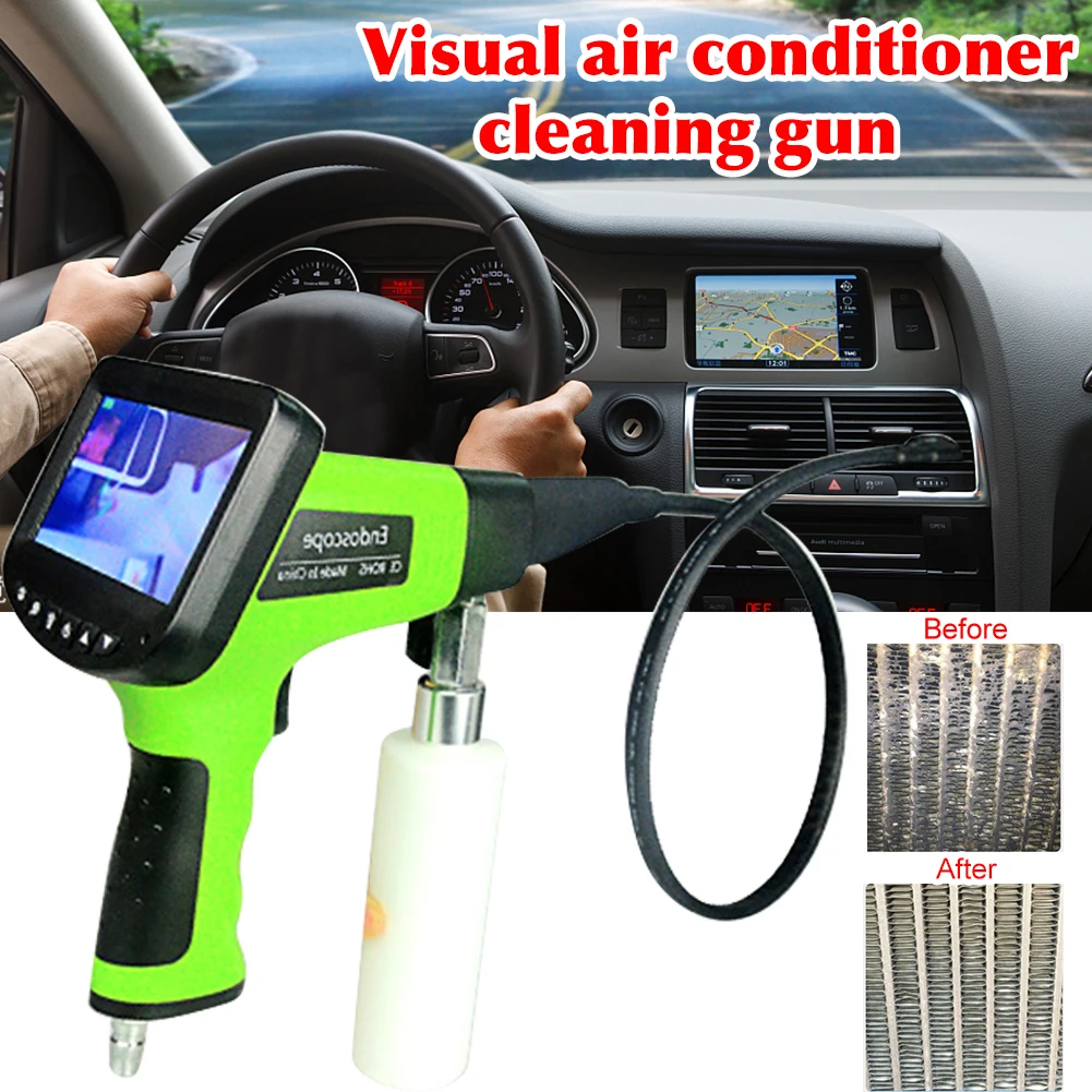 HD Adjustable Endoscope Camera Car Air Conditioner Cleaner Waterproof 4.3 Inch LED Lights Handheld Inspection Borescope Washer
HD Adjustable Endoscope Camera Car Air Conditioner Cleaner Waterproof 4.3 Inch LED Lights Handheld Inspection Borescope Washer