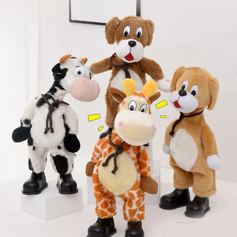 38cm Dancing Toy Electric Plush Doll Soft Stuffed Cow/Deer/Dog Cute Party Gift w/ Music Head Shaking Kids Education Toy
38cm Dancing Toy Electric Plush Doll Soft Stuffed Cow/Deer/Dog Cute Party Gift w/ Music Head Shaking Kids Education Toy
