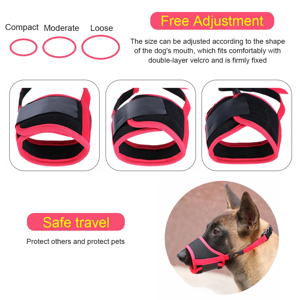 New Pets Muzzle Nylon Anti-Bite Barking for Small Large Dogs chihuahua husky pit bull Breathable Adjustable Muzzles dog supplies
New Pets Muzzle Nylon Anti-Bite Barking for Small Large Dogs chihuahua husky pit bull Breathable Adjustable Muzzles dog supplies