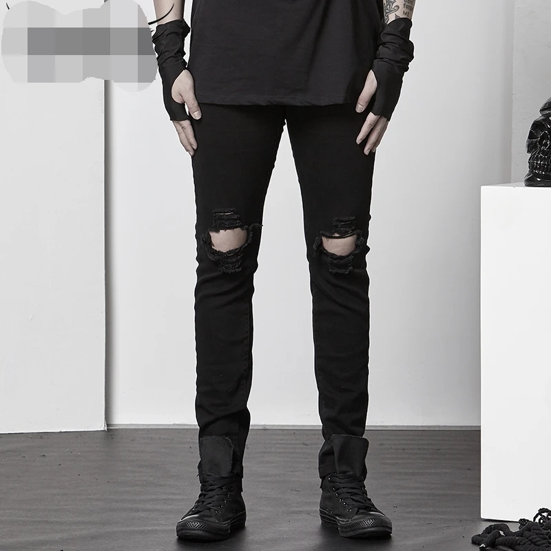 Men's Line Knife Cut Hole Tight Jeans Elastic Cotton Fashion Trend Youth Vitality High Street Slim Personalized Pencil Pants
Men's Line Knife Cut Hole Tight Jeans Elastic Cotton Fashion Trend Youth Vitality High Street Slim Personalized Pencil Pants