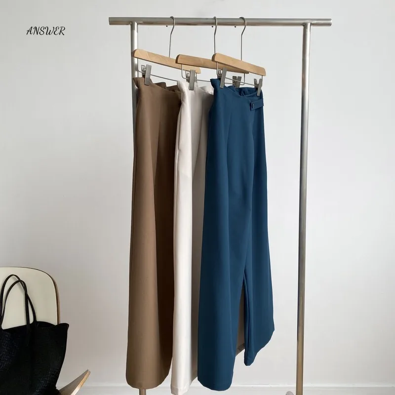 2020 Women Casual Loose Wide Leg Pant Womens Elegant Fashion OL Style High Waist Trousers Female Solid Color Females New
2020 Women Casual Loose Wide Leg Pant Womens Elegant Fashion OL Style High Waist Trousers Female Solid Color Females New