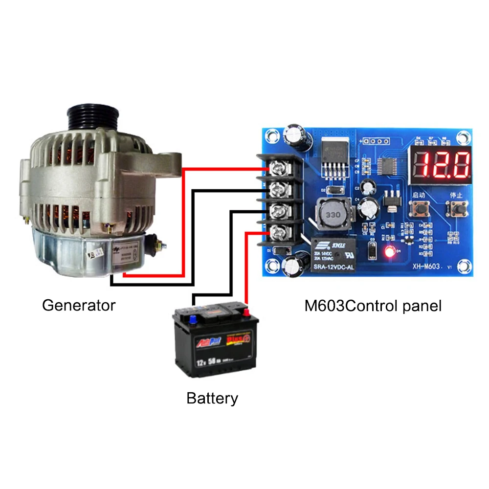 12-24V XH-M603 Charging Control Module Storage Lithium Battery Charger Control Switch Protection Board With LED Display
12-24V XH-M603 Charging Control Module Storage Lithium Battery Charger Control Switch Protection Board With LED Display