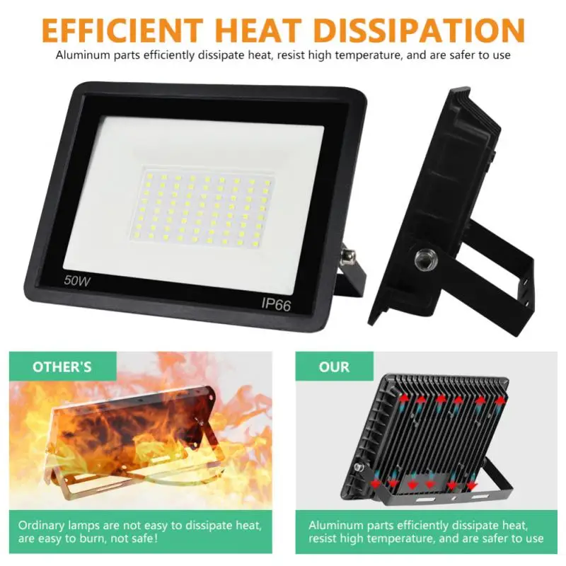 PIR Motion Sensor LED Floodlight 180V~240V Waterproof Spotlight 10W 30W 50W 100W Flood Light Outdoor Lighting For Garden Street
PIR Motion Sensor LED Floodlight 180V~240V Waterproof Spotlight 10W 30W 50W 100W Flood Light Outdoor Lighting For Garden Street