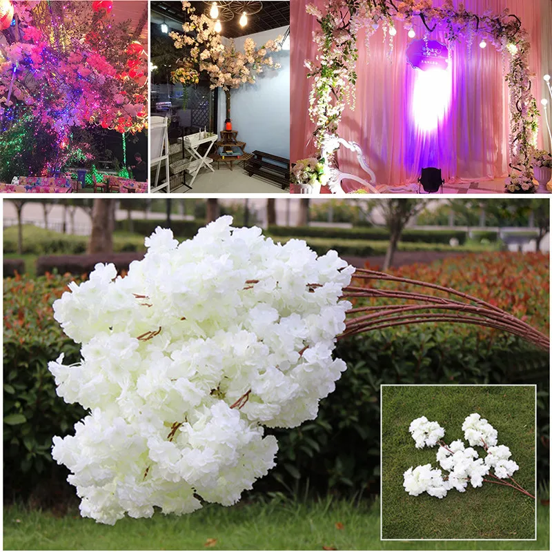 Artificial silk cherry blossom Simulation flower artificial sakura Garden Living Room Wedding Home Decoration Accessories
Artificial silk cherry blossom Simulation flower artificial sakura Garden Living Room Wedding Home Decoration Accessories