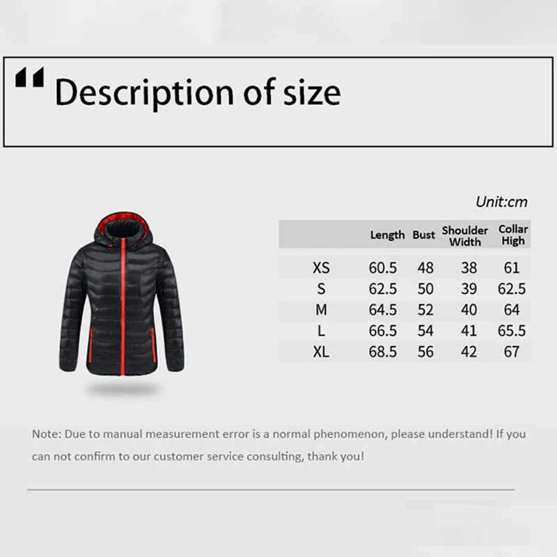 Intelligent Heated Jackets Men&women Winter Outdoor Hooded Waterproof Jackets Thermal Warm Heating Quickly Hiking Jackets
Intelligent Heated Jackets Men&women Winter Outdoor Hooded Waterproof Jackets Thermal Warm Heating Quickly Hiking Jackets
