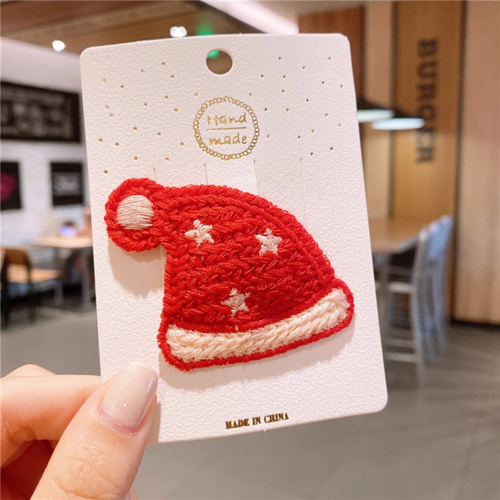 Cute Cartoon Christmas Hairpin Children Knitted Side Hair Clip Barrettes Headdress Hairgrip Girl Xmas Hair Accessories
Cute Cartoon Christmas Hairpin Children Knitted Side Hair Clip Barrettes Headdress Hairgrip Girl Xmas Hair Accessories