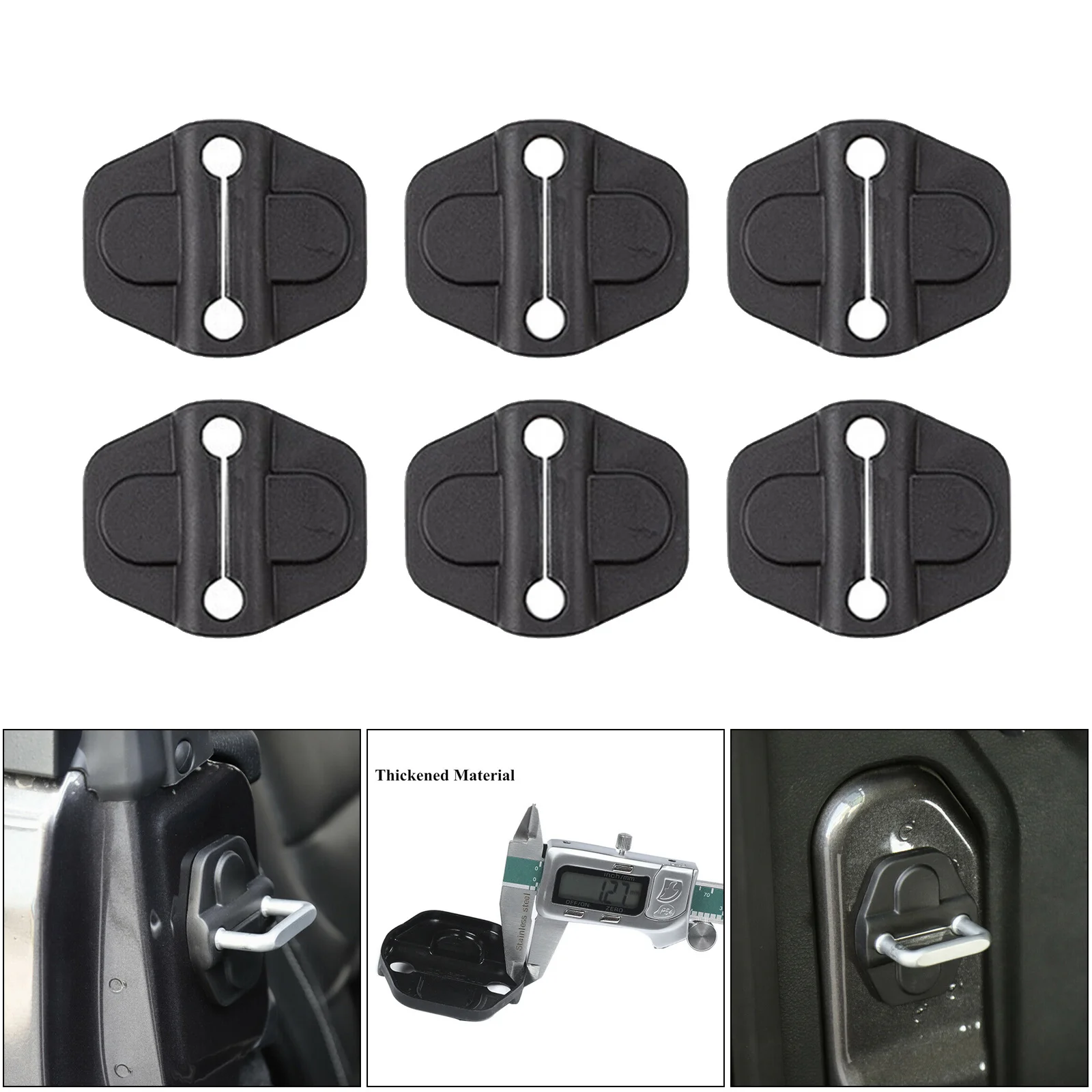 Крышка дверного замка пластиковая для Jeep Wrangler JL JLU -2021, 6 шт.
Крышка дверного замка пластиковая для Jeep Wrangler JL JLU -2021, 6 шт.