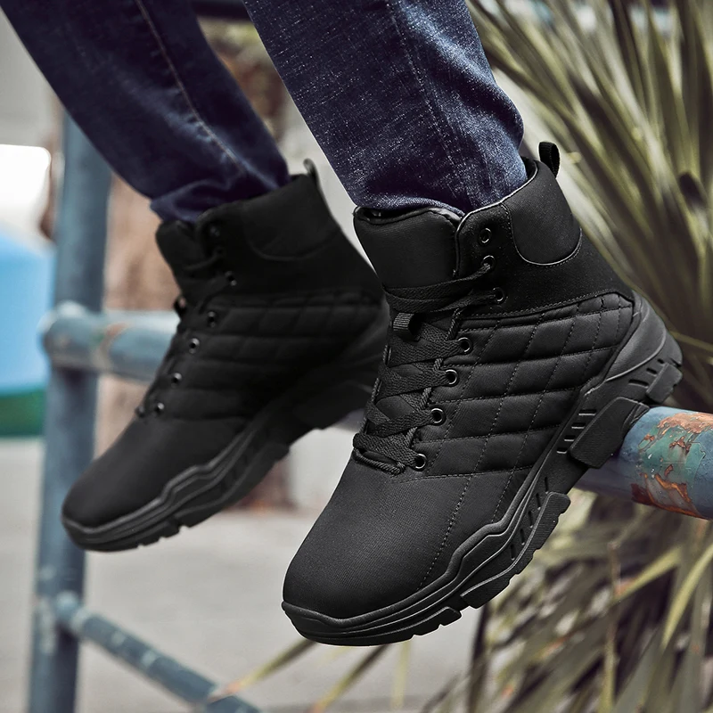 HUMTTO Mens Winter Sneakers Waterproof Hiking Shoes Men Non Slip Climbing Boots Thick Fur Trekking Shoes Hunting Boots Outdoor
HUMTTO Mens Winter Sneakers Waterproof Hiking Shoes Men Non Slip Climbing Boots Thick Fur Trekking Shoes Hunting Boots Outdoor