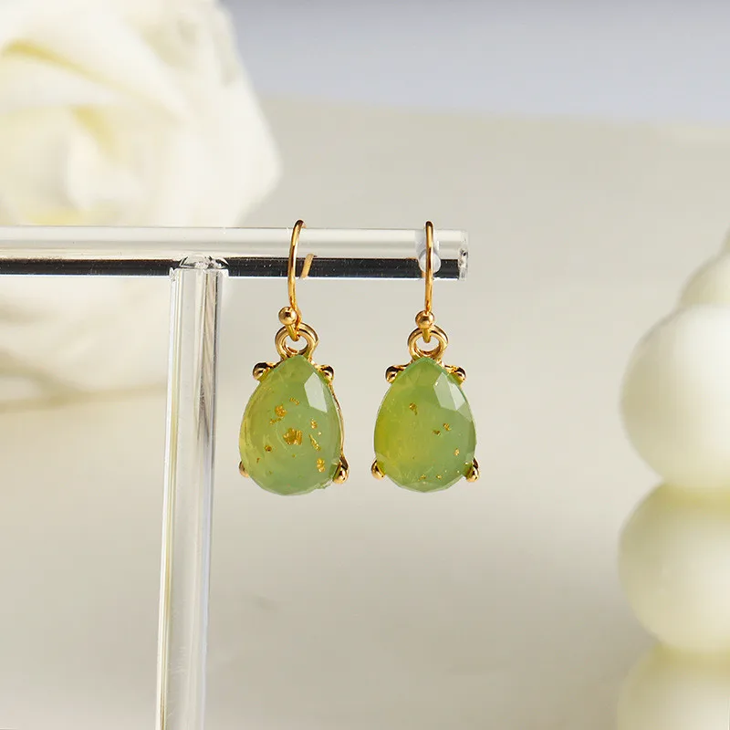 Woman Korean Green Drop Earrings Vintage Wedding Jewelry Crystal Stone Fashion Trendy Geometric Exquisite Gold Dangle Earring
Woman Korean Green Drop Earrings Vintage Wedding Jewelry Crystal Stone Fashion Trendy Geometric Exquisite Gold Dangle Earring