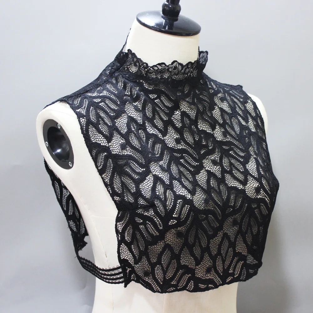 2021 Black Detachable Collars for Women Lace Flower Embroidered Stand Faux Collar Ladies Fake Collars Half Shirt Decorative
2021 Black Detachable Collars for Women Lace Flower Embroidered Stand Faux Collar Ladies Fake Collars Half Shirt Decorative
