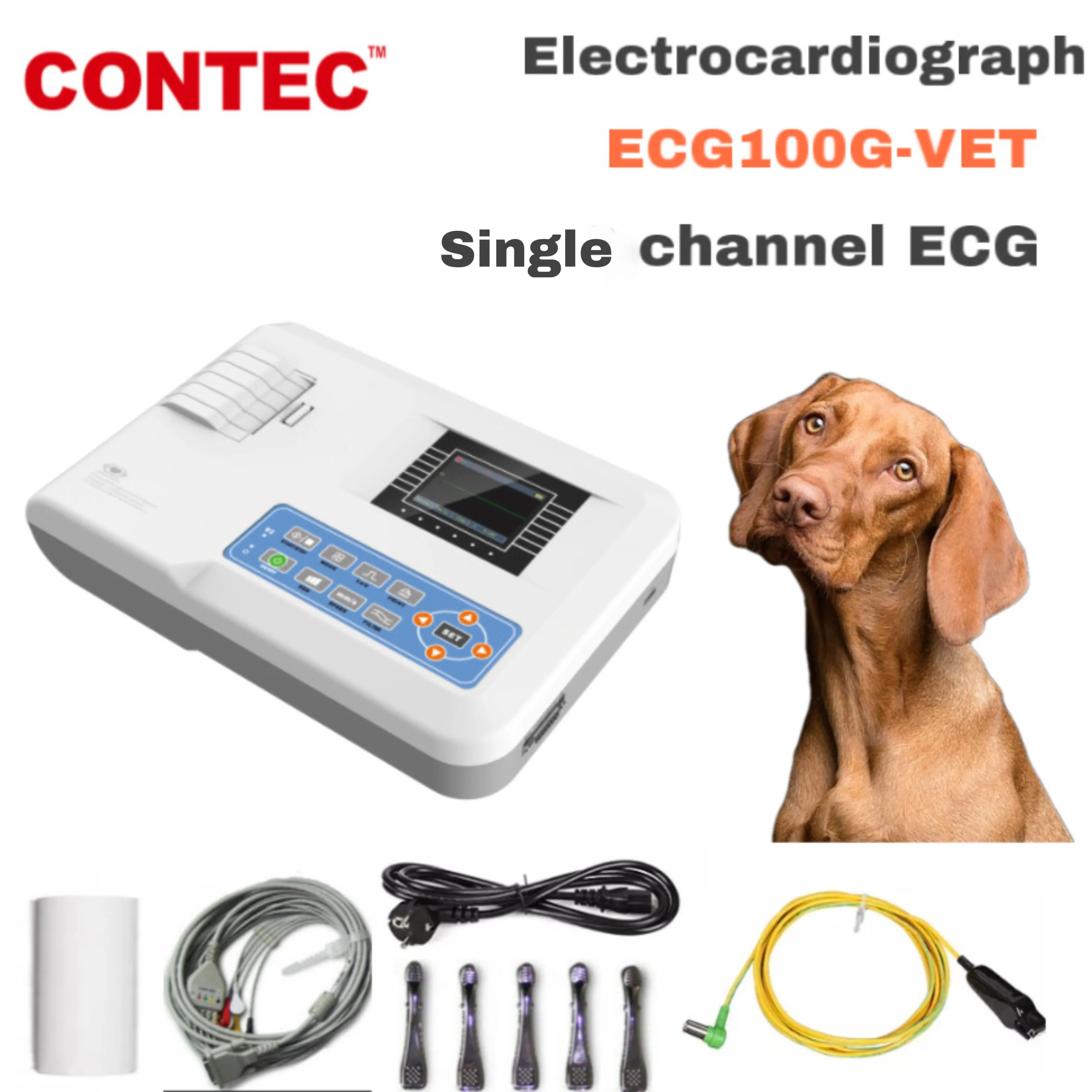 CONTEC ECG100G-VET ветеринарный уход ЭКГ/ЭКГ электрокардиограмма монитор ЖК-дисплей
CONTEC ECG100G-VET ветеринарный уход ЭКГ/ЭКГ электрокардиограмма монитор ЖК-дисплей