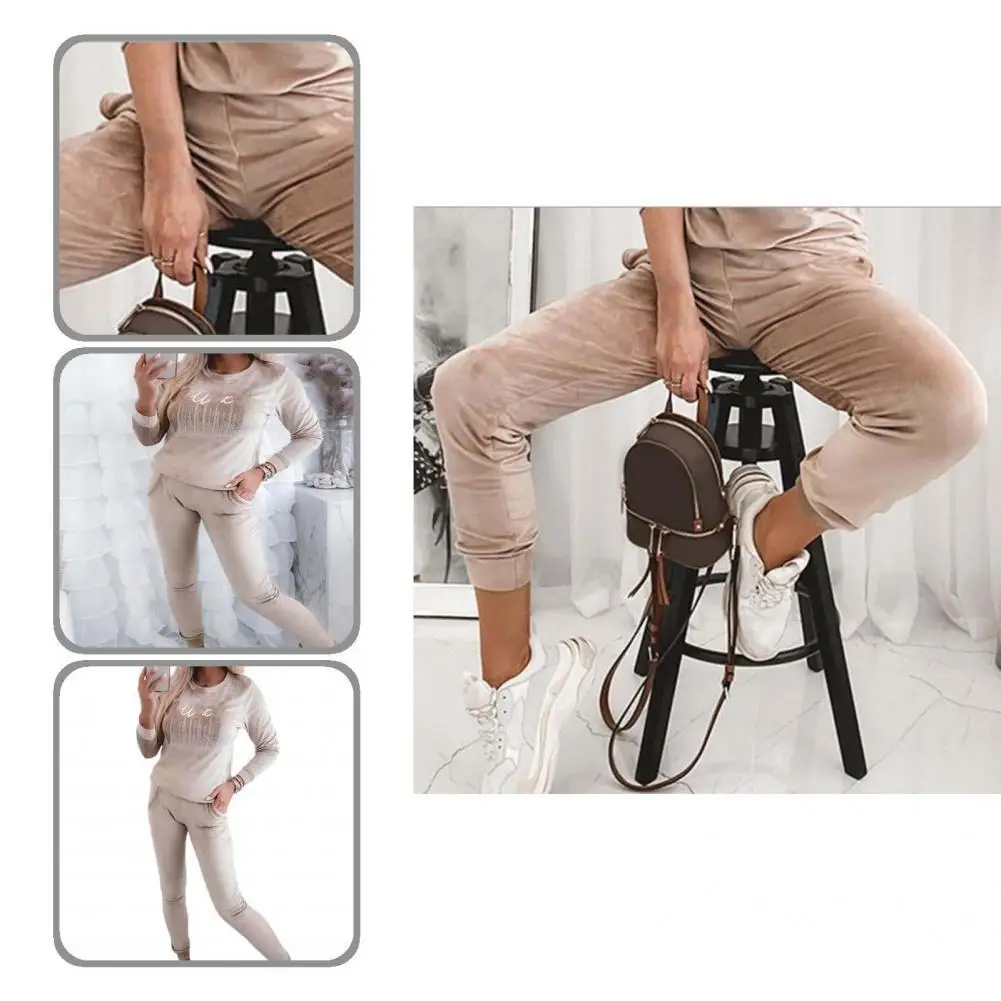 Women Sporty Outfit Round Neck Comfortable Keep Warmth Street Hoodies Pants Two Piece Set Hoodie Pants Set for Autumn
Women Sporty Outfit Round Neck Comfortable Keep Warmth Street Hoodies Pants Two Piece Set Hoodie Pants Set for Autumn