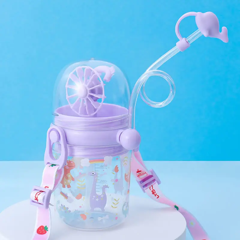 Children's Summer Creative Windmill Water Cup Fashion with Straws Creative High-value Student Outdoor Portable Sports Bottle
Children's Summer Creative Windmill Water Cup Fashion with Straws Creative High-value Student Outdoor Portable Sports Bottle