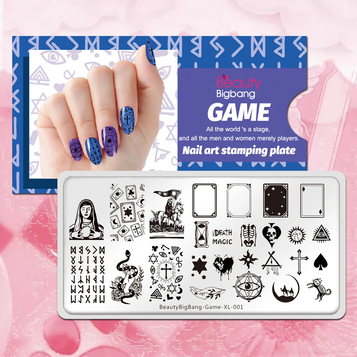 Beauty Big Bang New Stamping Plates Mysterious Tarot Cards Practise Divination Image Stainless Steel Nail Art Template Mold 
Beauty Big Bang New Stamping Plates Mysterious Tarot Cards Practise Divination Image Stainless Steel Nail Art Template Mold