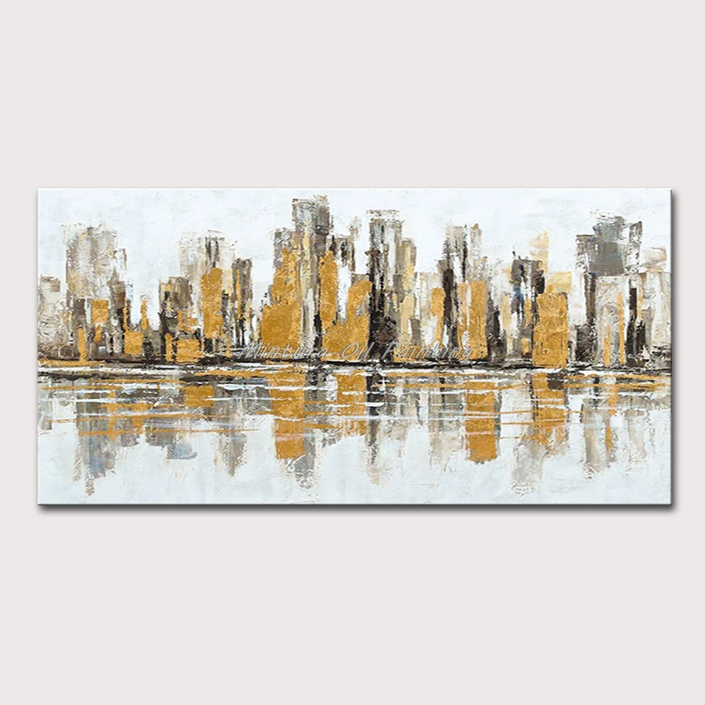 Mintura Wall Picture for Living Room Oil Paintings on Canvas Hand Painted The Yellow Abstract City Hotel Decor Wall Art No Frame
Mintura Wall Picture for Living Room Oil Paintings on Canvas Hand Painted The Yellow Abstract City Hotel Decor Wall Art No Frame