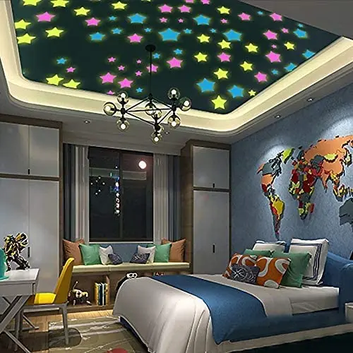 60pcs 3D Stars Glow In The Dark Wall Stickers Luminous Fluorescent Wall Stickers For Kids Baby Room Bedroom Ceiling Home Decor
60pcs 3D Stars Glow In The Dark Wall Stickers Luminous Fluorescent Wall Stickers For Kids Baby Room Bedroom Ceiling Home Decor