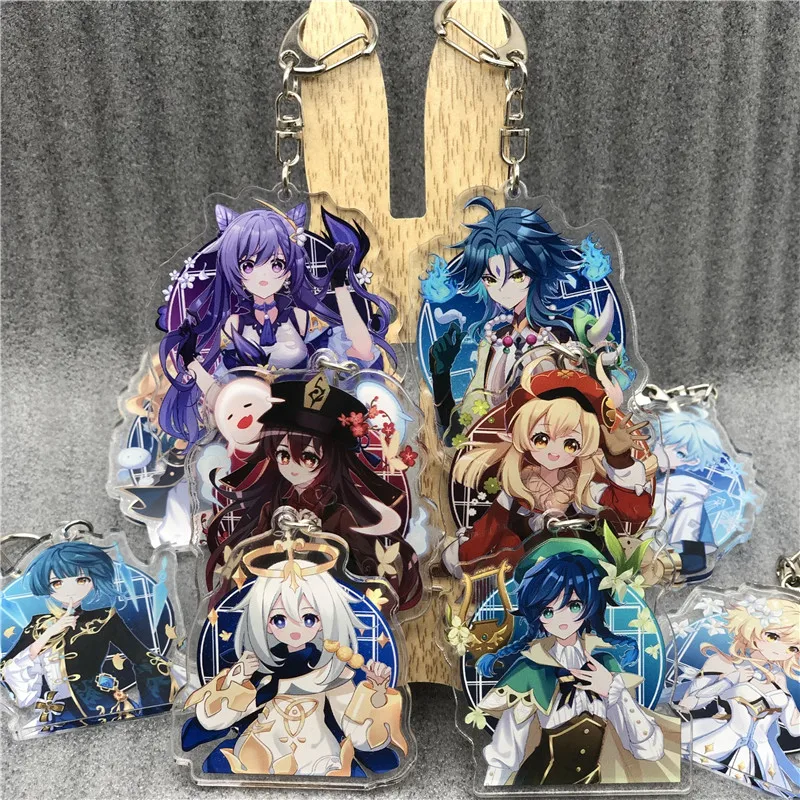 Genshin Impact Keychain Anime Game Badge Accessories Keqing Hutao Paimon Cosplay Props Key Chain Cartoon Backpack Pendant
Genshin Impact Keychain Anime Game Badge Accessories Keqing Hutao Paimon Cosplay Props Key Chain Cartoon Backpack Pendant