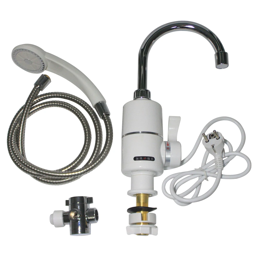 KBAYBO Electric Kitchen Water Heater Tap 3000 Hot Water Faucet Heater Heating Faucet Tankless Instantaneous Water Heater
KBAYBO Electric Kitchen Water Heater Tap 3000 Hot Water Faucet Heater Heating Faucet Tankless Instantaneous Water Heater