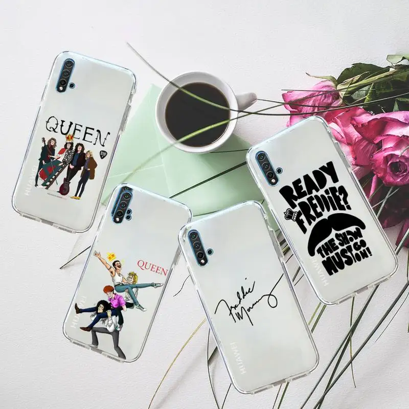 Freddie Mercury Queen band Phone Case Transparent for Huawei honor P mate 40 20 30 10 50 i 9 x mate pro lite 8a
Freddie Mercury Queen band Phone Case Transparent for Huawei honor P mate 40 20 30 10 50 i 9 x mate pro lite 8a