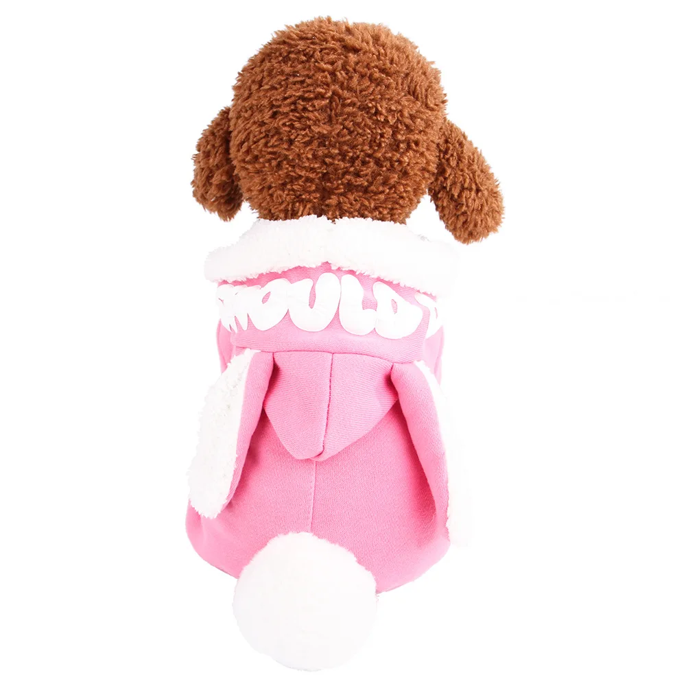 Cute Rabbit Ear Dog Clothes Fleece Warm Pet Clothes for Small Medium Dogs Cats Teddy Coat Jacket Puppy Clothing for Dog Costume
Cute Rabbit Ear Dog Clothes Fleece Warm Pet Clothes for Small Medium Dogs Cats Teddy Coat Jacket Puppy Clothing for Dog Costume