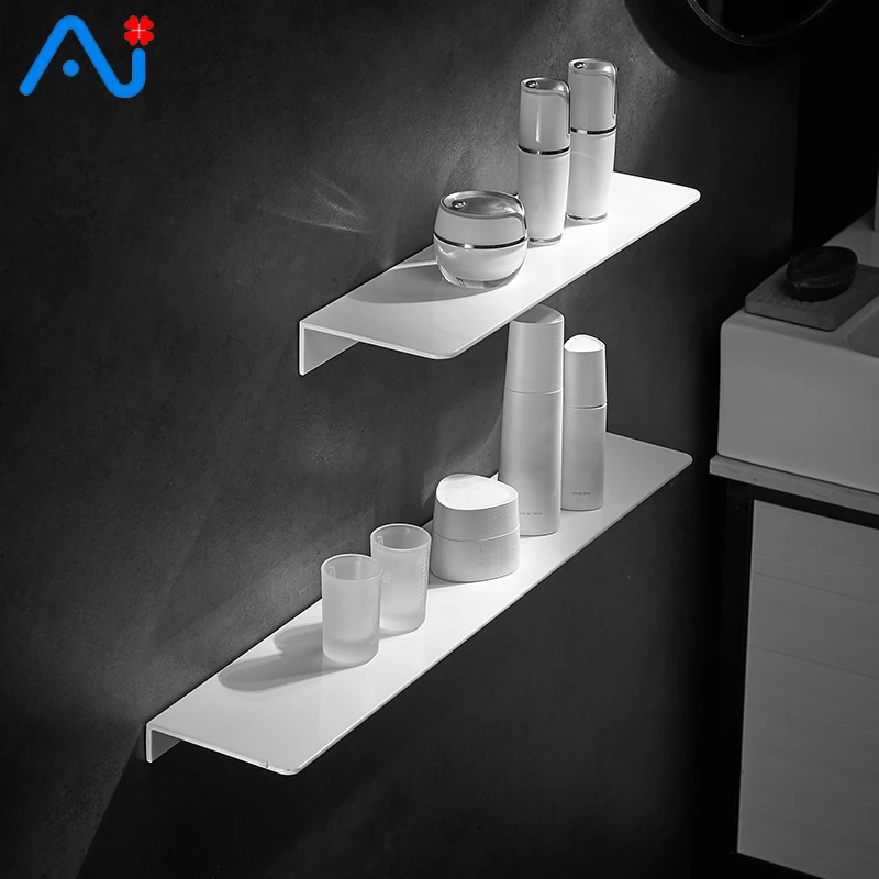 Wall Mounted Bathroom Shelf Thicken Shower Shelf Holder 20\30\40\50 cm Cosmetic Storage Rack Black Gold Bath Accessories
Wall Mounted Bathroom Shelf Thicken Shower Shelf Holder 20\30\40\50 cm Cosmetic Storage Rack Black Gold Bath Accessories