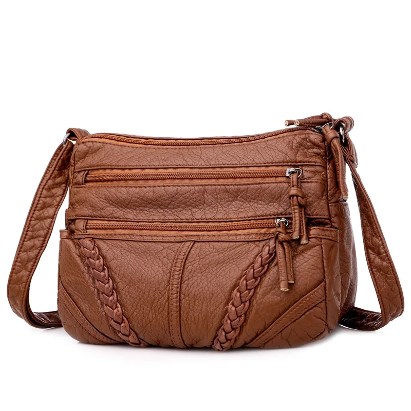 Fashion High Quality Ladies Soft Leather Shoulder Bag For Women 2021 Trend Crossbody Bags Vintage Designer Luxury Messenger Bag
Fashion High Quality Ladies Soft Leather Shoulder Bag For Women 2021 Trend Crossbody Bags Vintage Designer Luxury Messenger Bag