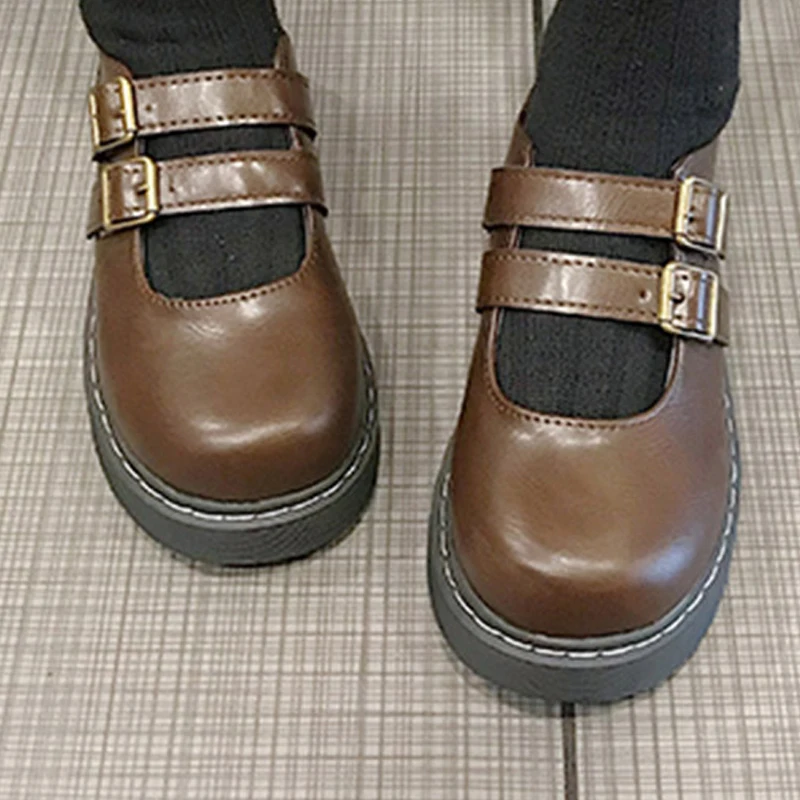 Women Shoes Mary Jane women's shoes Spring Autumn Buckle Lolita Shoes Platform on Flat Retro Casual Shoes Girls zapatos mujer
Women Shoes Mary Jane women's shoes Spring Autumn Buckle Lolita Shoes Platform on Flat Retro Casual Shoes Girls zapatos mujer