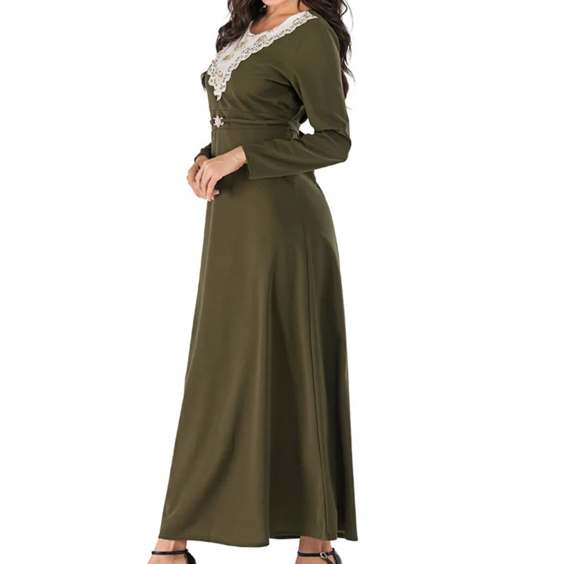Elegant Fashion Lace Patchwork Women Maxi Dress 2020 Spring Long Sleeves Dress for Ladies 
Elegant Fashion Lace Patchwork Women Maxi Dress 2020 Spring Long Sleeves Dress for Ladies