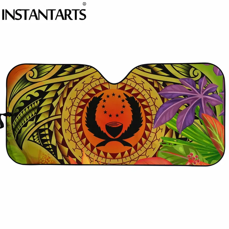 INSTANTARTS Pohnpei Polynesian Summer Tropical Pattern High Quality Car Sunshade Covers Car Front Window Windshield UV Protector
INSTANTARTS Pohnpei Polynesian Summer Tropical Pattern High Quality Car Sunshade Covers Car Front Window Windshield UV Protector